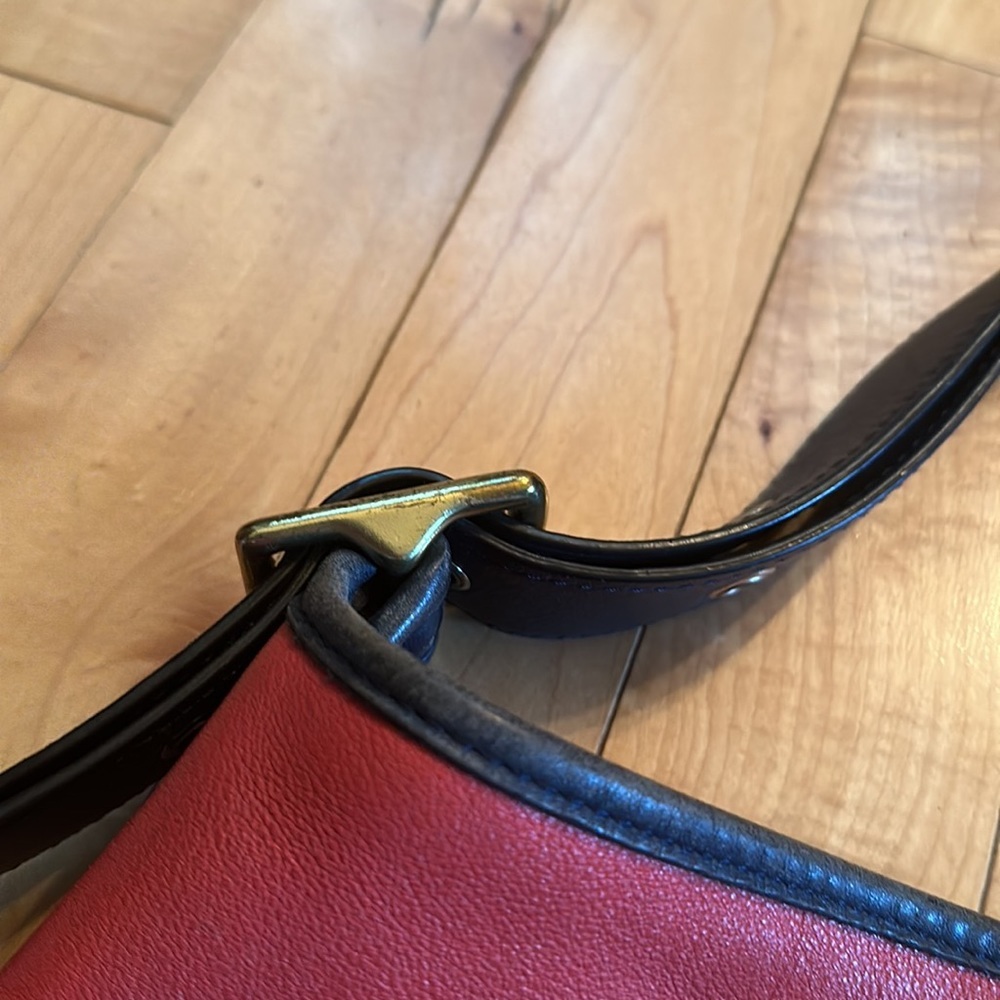 Coach Rugby Legacy Leather Colour Block Bag - Picture 15 of 16